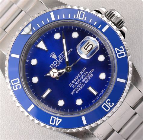 stainless steel rolex submariner blue|rolex blue submariner price.